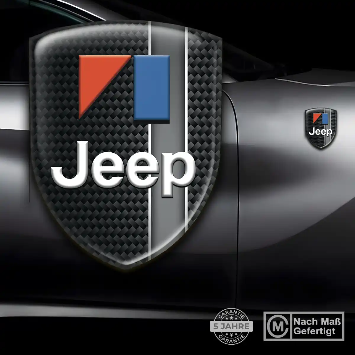 Jeep Aufkleber 3D Gel Embleme Auto Edles Design