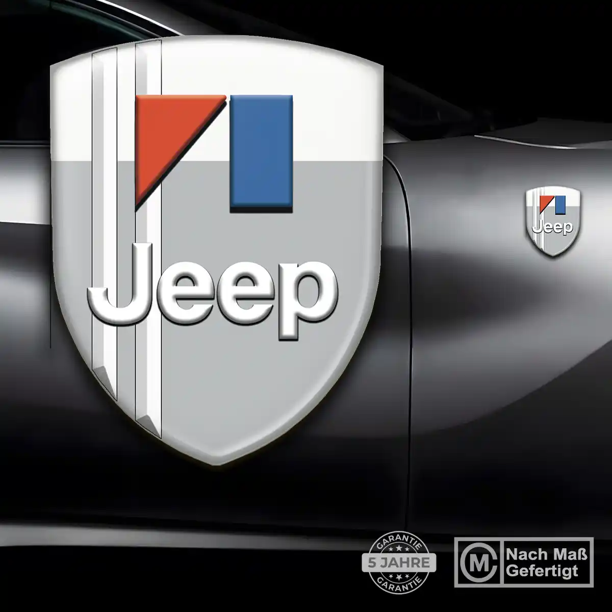 Jeep Aufkleber 3D Gel Embleme Auto Elegantes Design