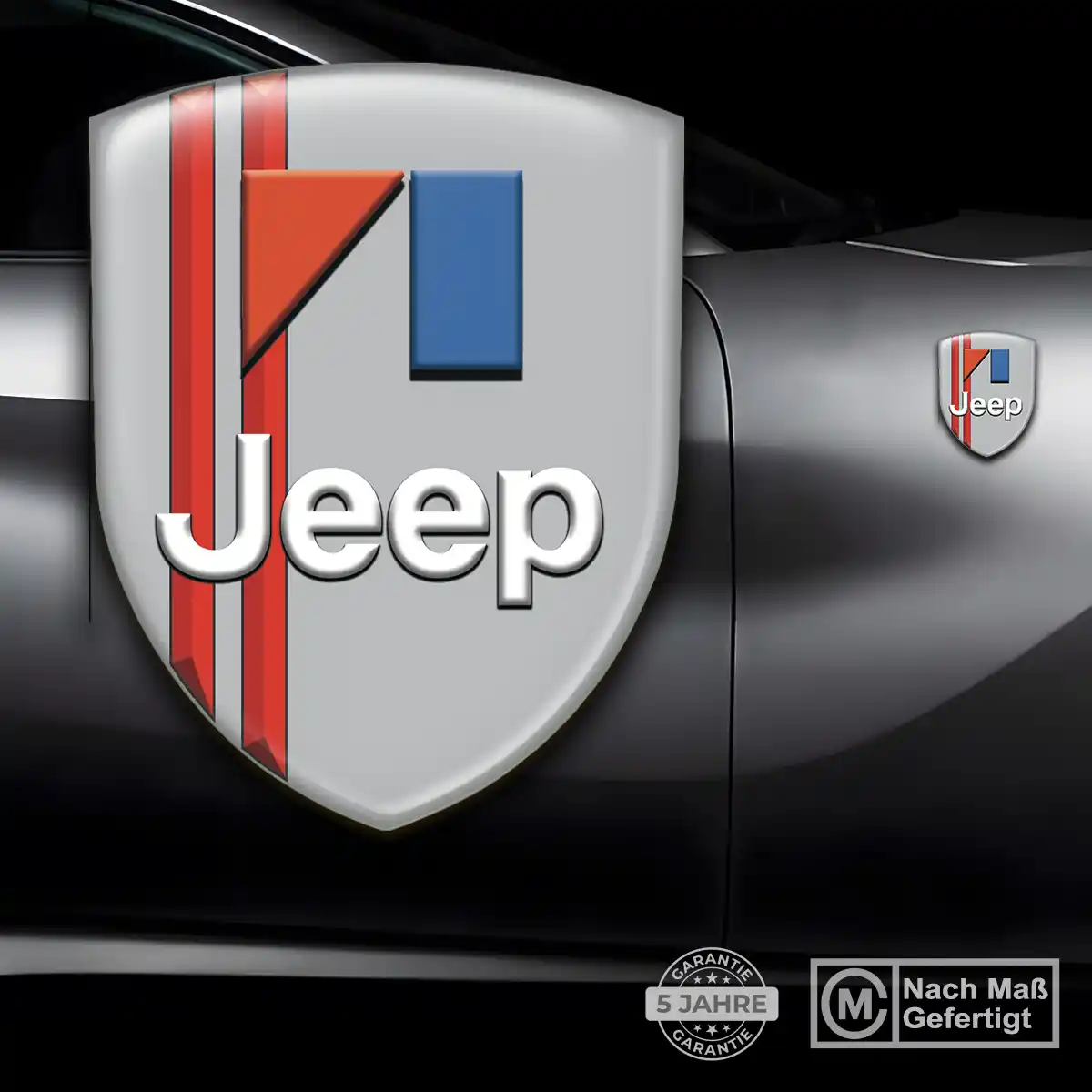 Jeep Aufkleber 3D Gel Embleme Auto Hochwertiges Harz