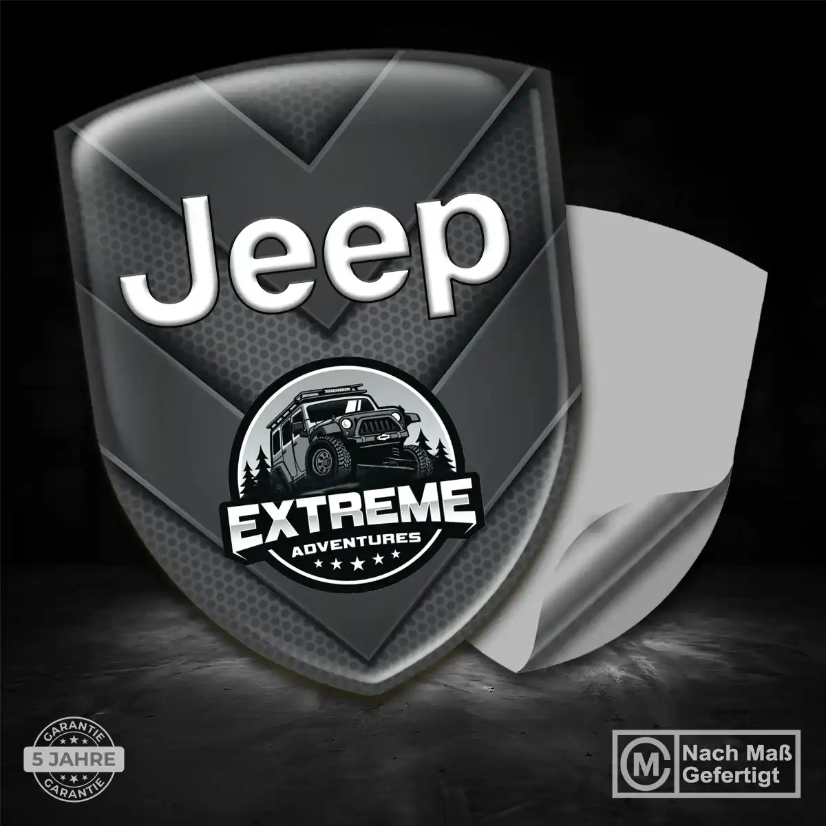 Jeep Aufkleber 3D Gel Embleme Auto Interieurdesign