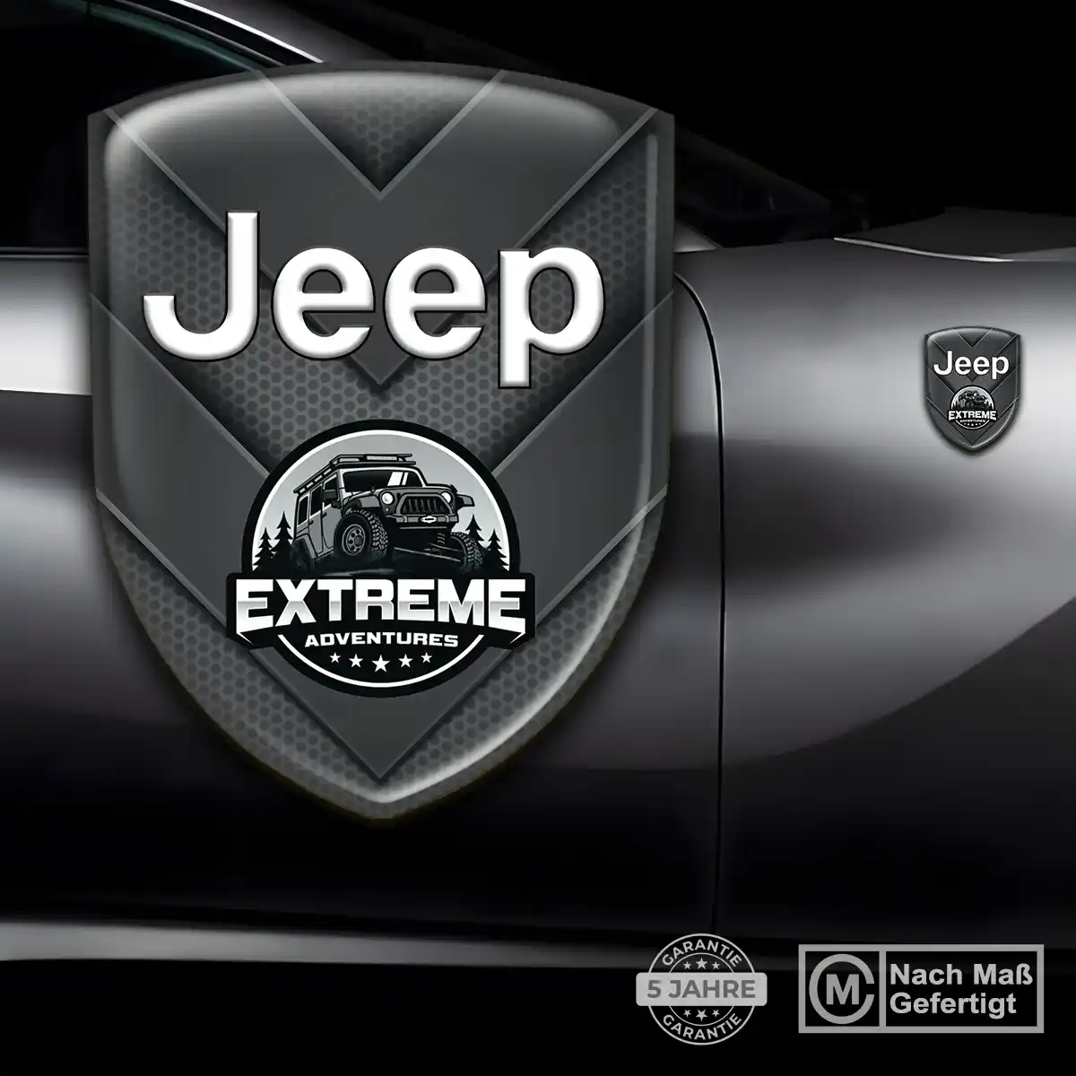 Jeep Aufkleber 3D Gel Embleme Auto Interieurdesign