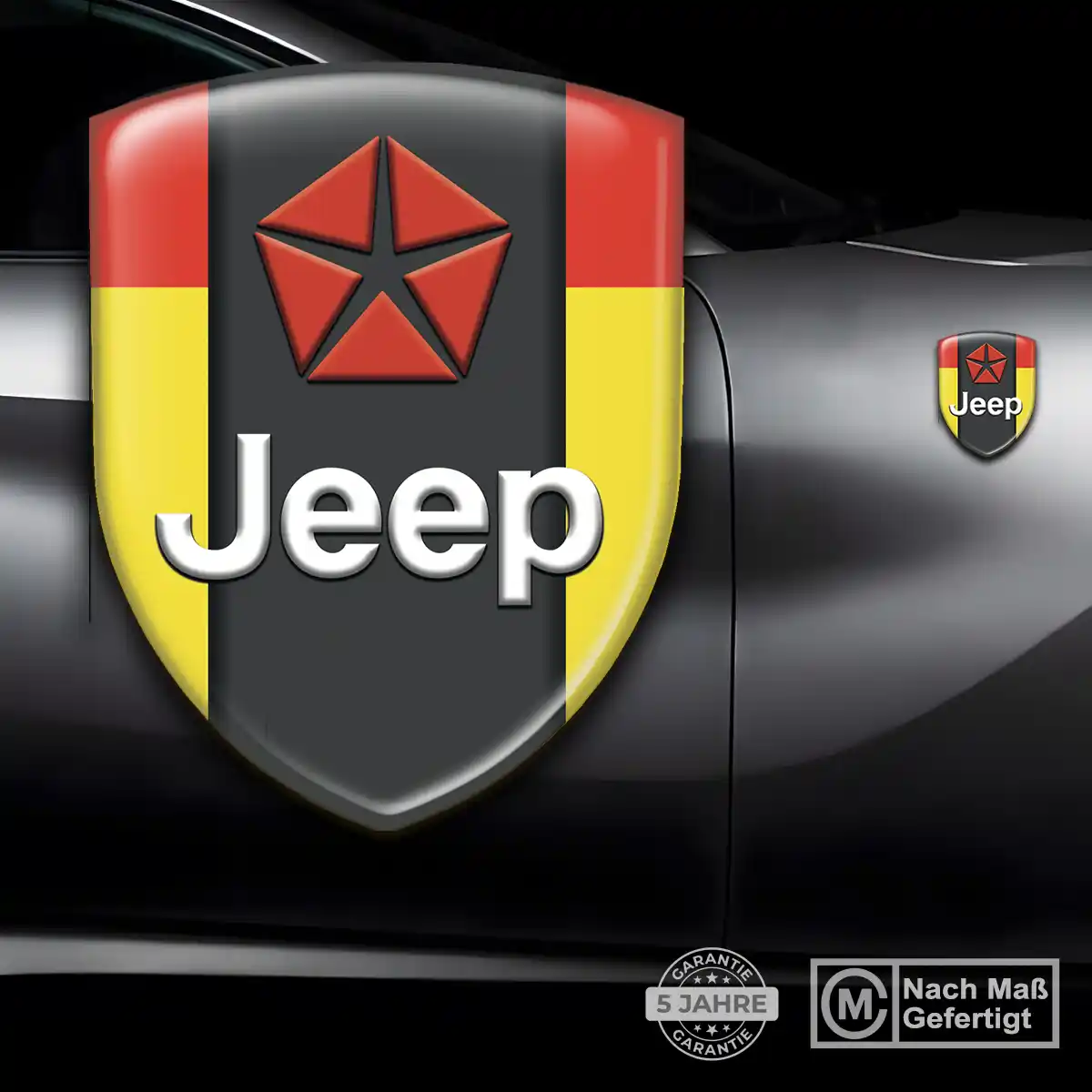 Jeep Aufkleber 3D Gel Embleme Auto Limitierte Auflage