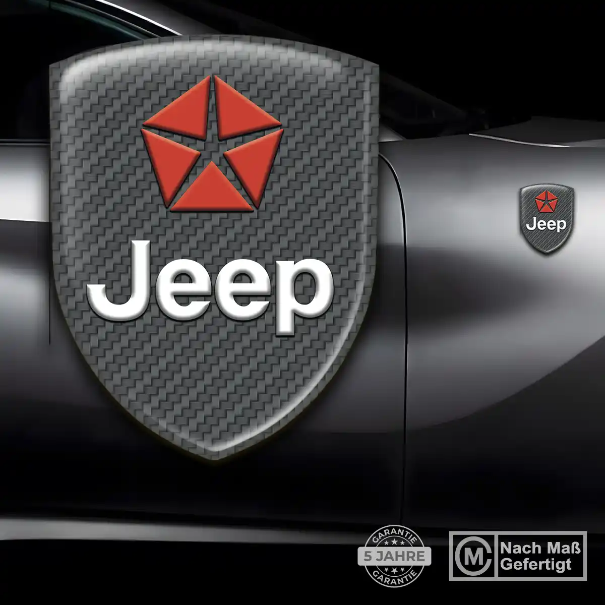 Jeep Aufkleber 3D Gel Embleme Auto Markenedition