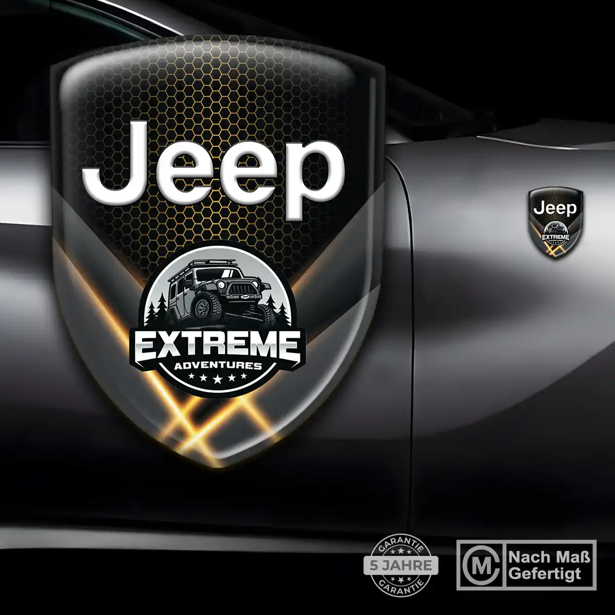 Jeep Aufkleber 3D Gel Embleme Auto Stilvolles Design
