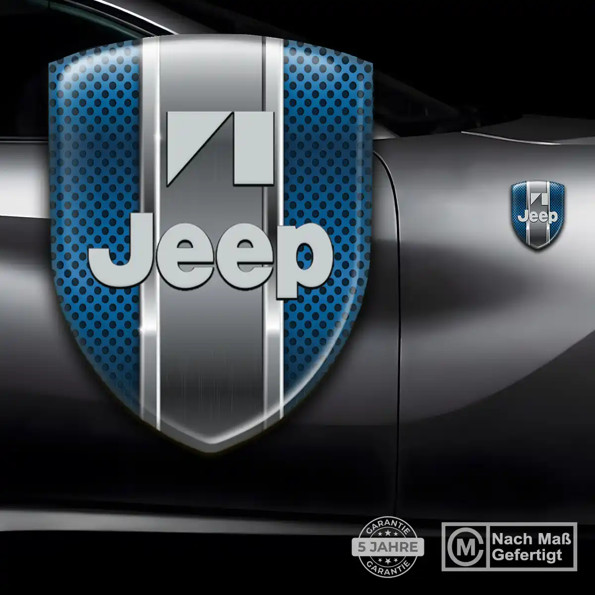 Jeep Aufkleber 3D Gel Embleme Edles Design