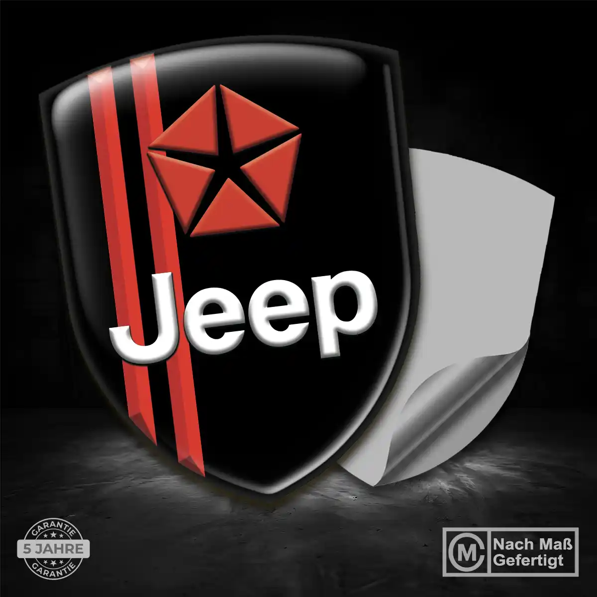 Jeep Aufkleber 3D Gel Embleme Erstklassige Qualität