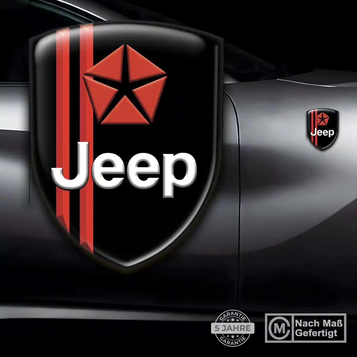 Jeep Aufkleber 3D Gel Embleme Erstklassige Qualität