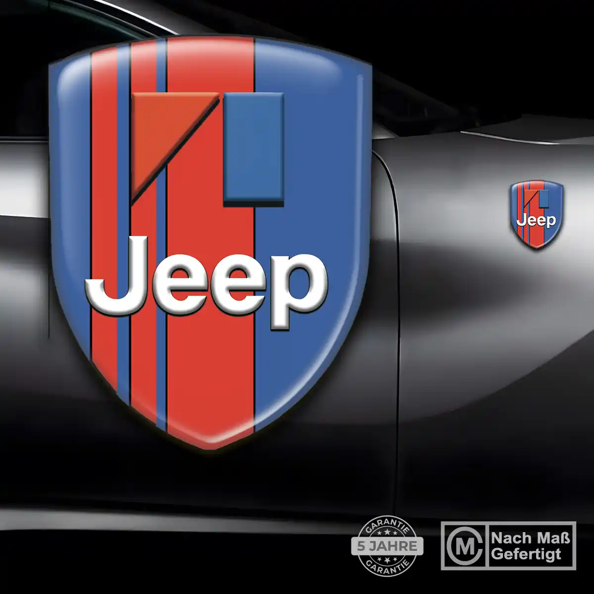 Jeep Aufkleber 3D Gel Embleme Hochwertiges Harz