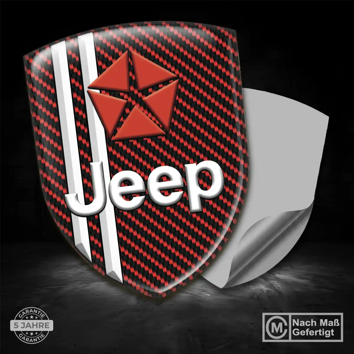 Jeep Aufkleber 3D Gel Embleme Interieurdesign