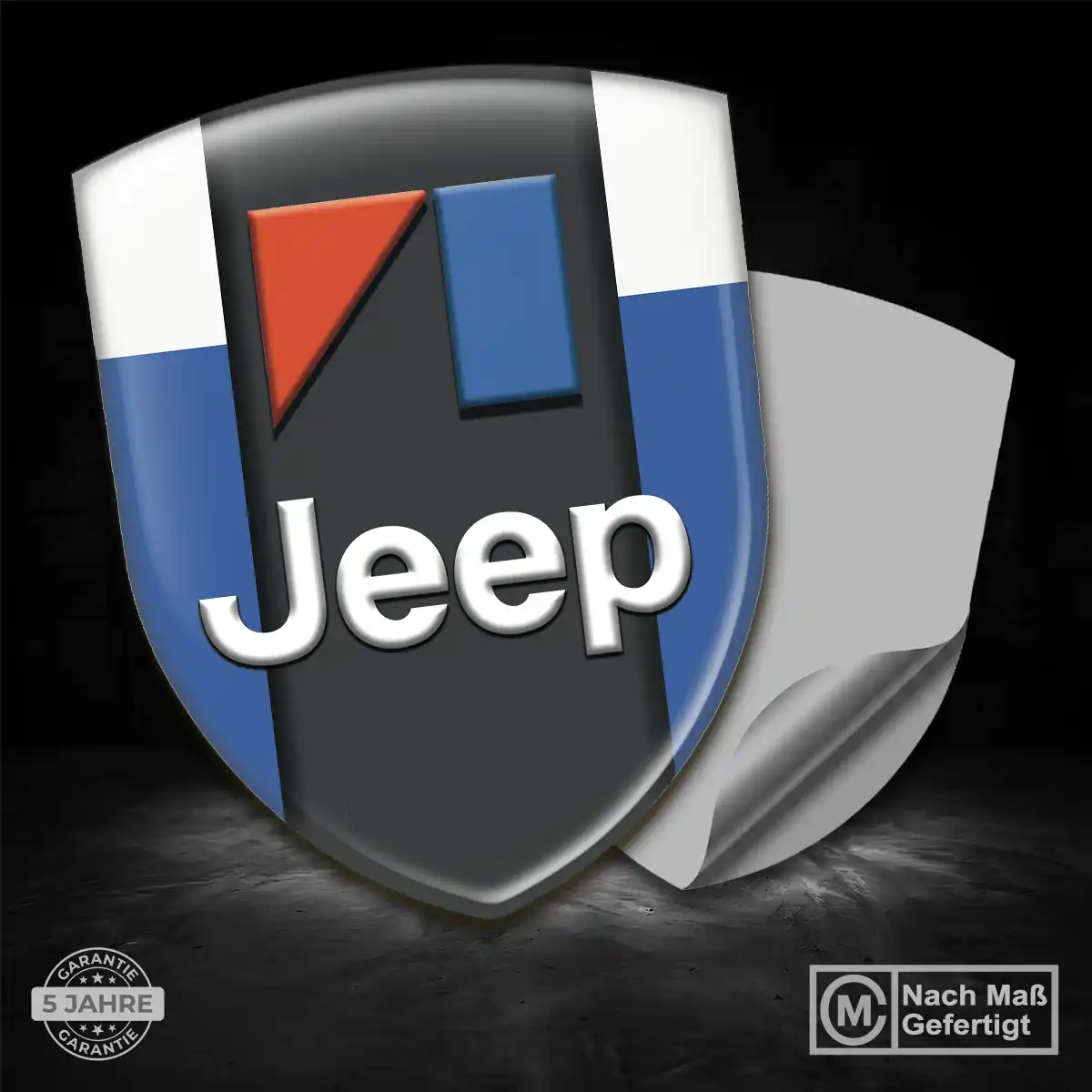 Jeep Aufkleber 3D Gel Embleme Limitierte Auflage