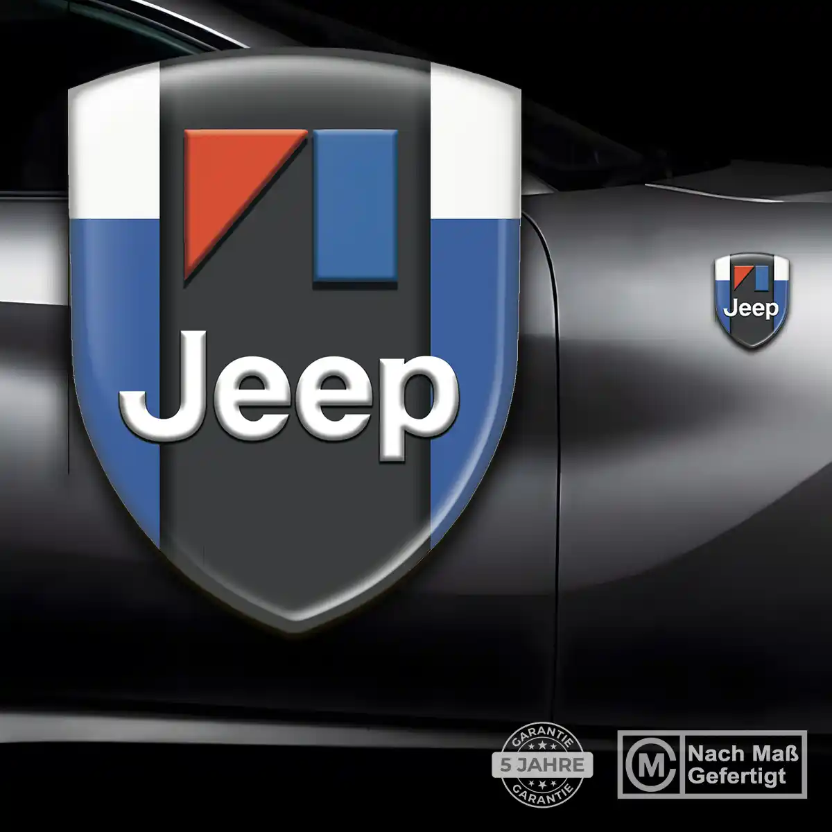 Jeep Aufkleber 3D Gel Embleme Limitierte Auflage