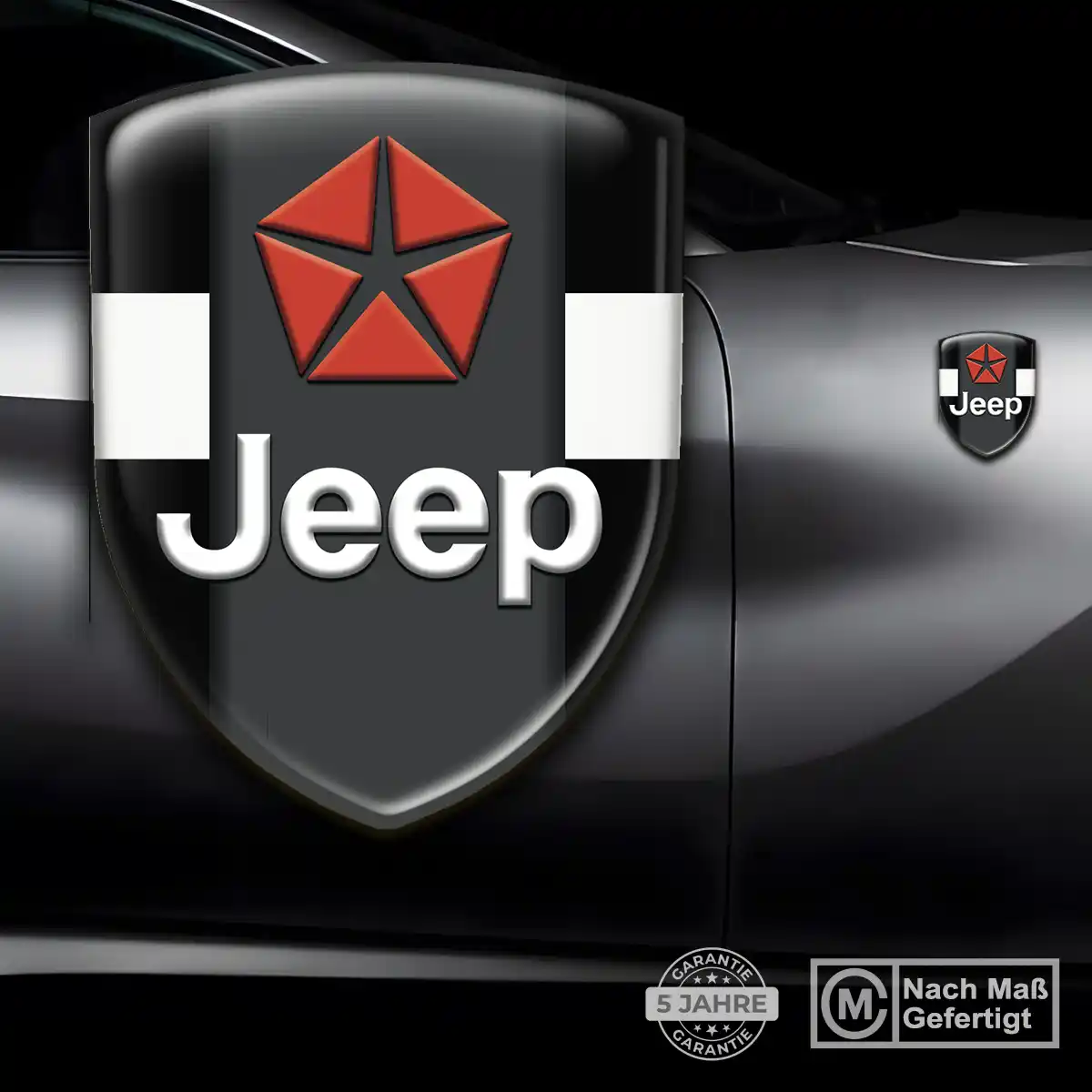 Jeep Aufkleber 3D Gel Embleme Premium-Edition