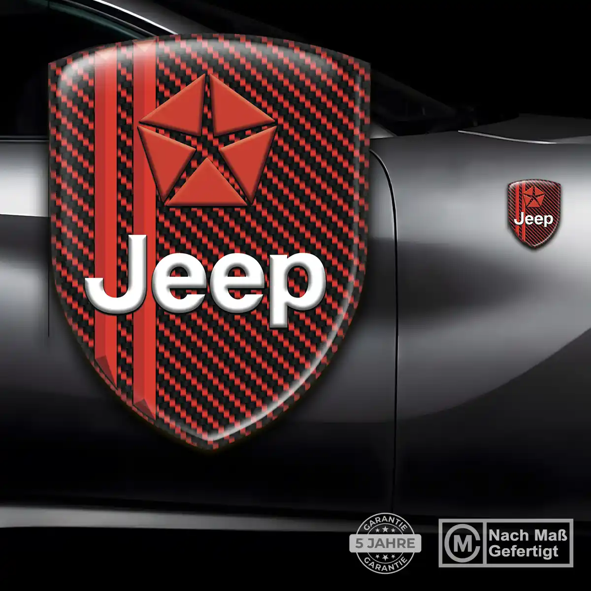 Jeep Aufkleber 3D Gel Embleme Premiumqualität