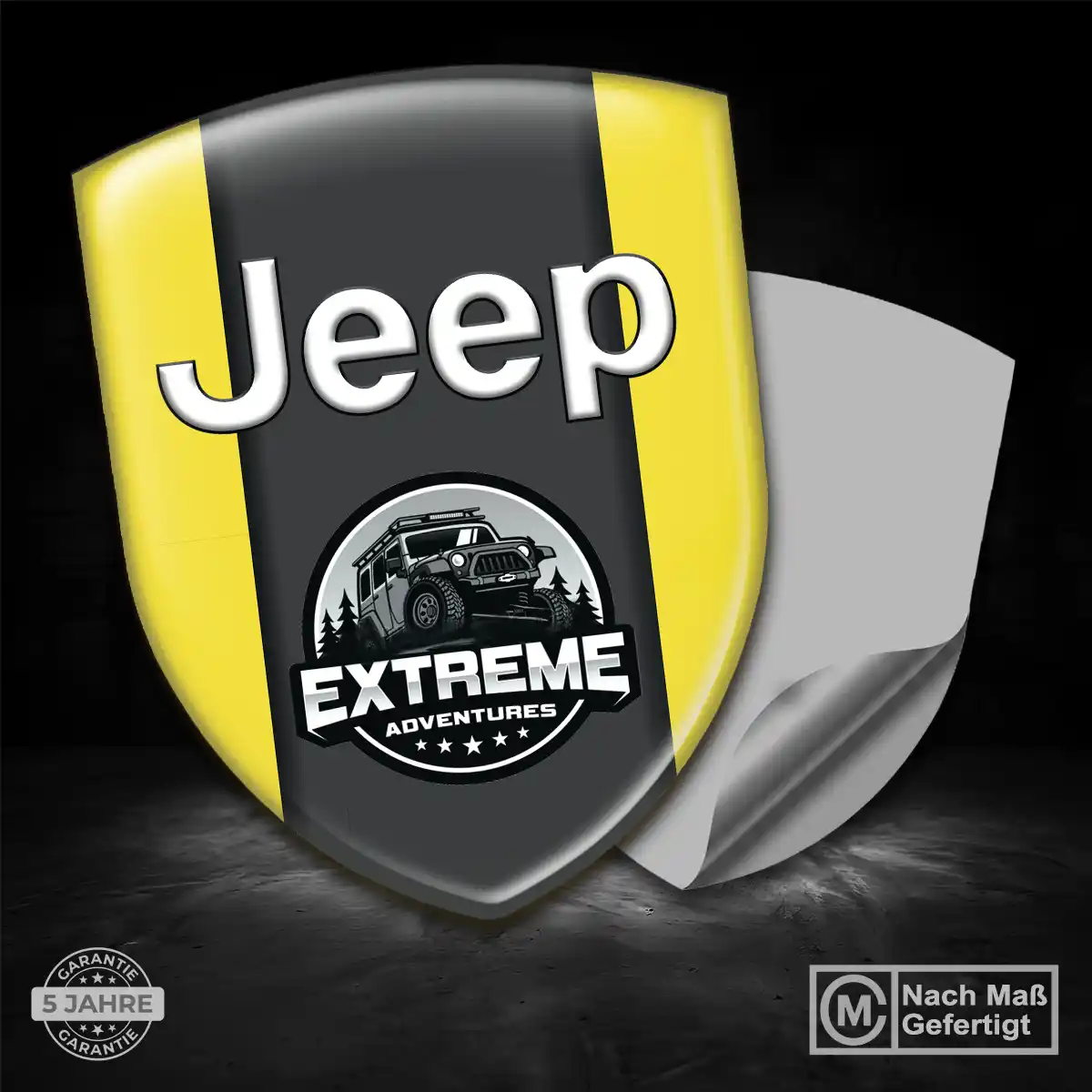 Jeep Aufkleber 3D Gel Embleme Stilvolles Design