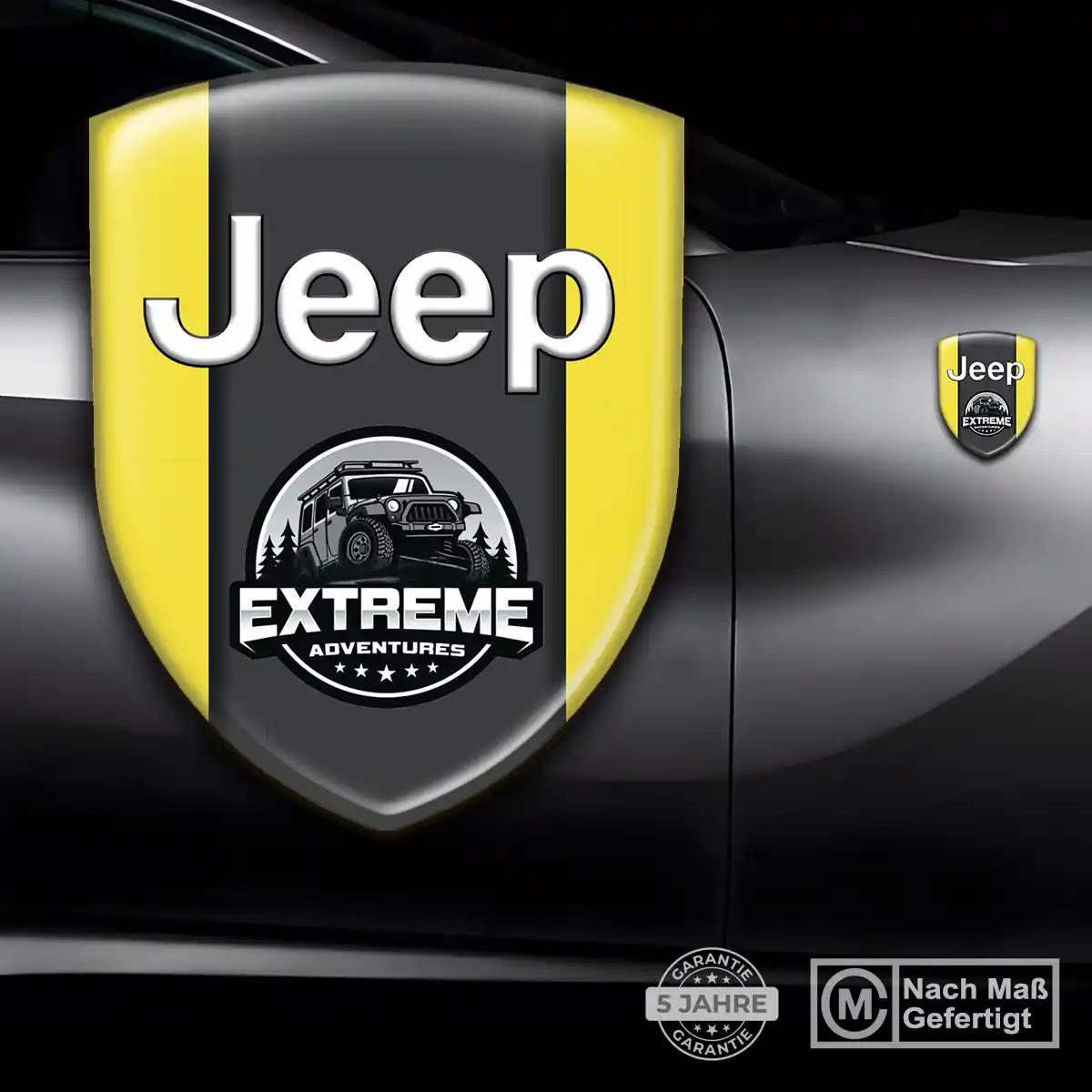 Jeep Aufkleber 3D Gel Embleme Stilvolles Design