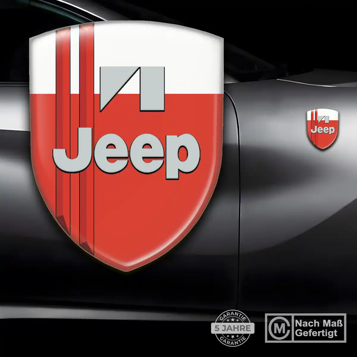Jeep Aufkleber 3D Gel Silikon Anspruchsvolles Design