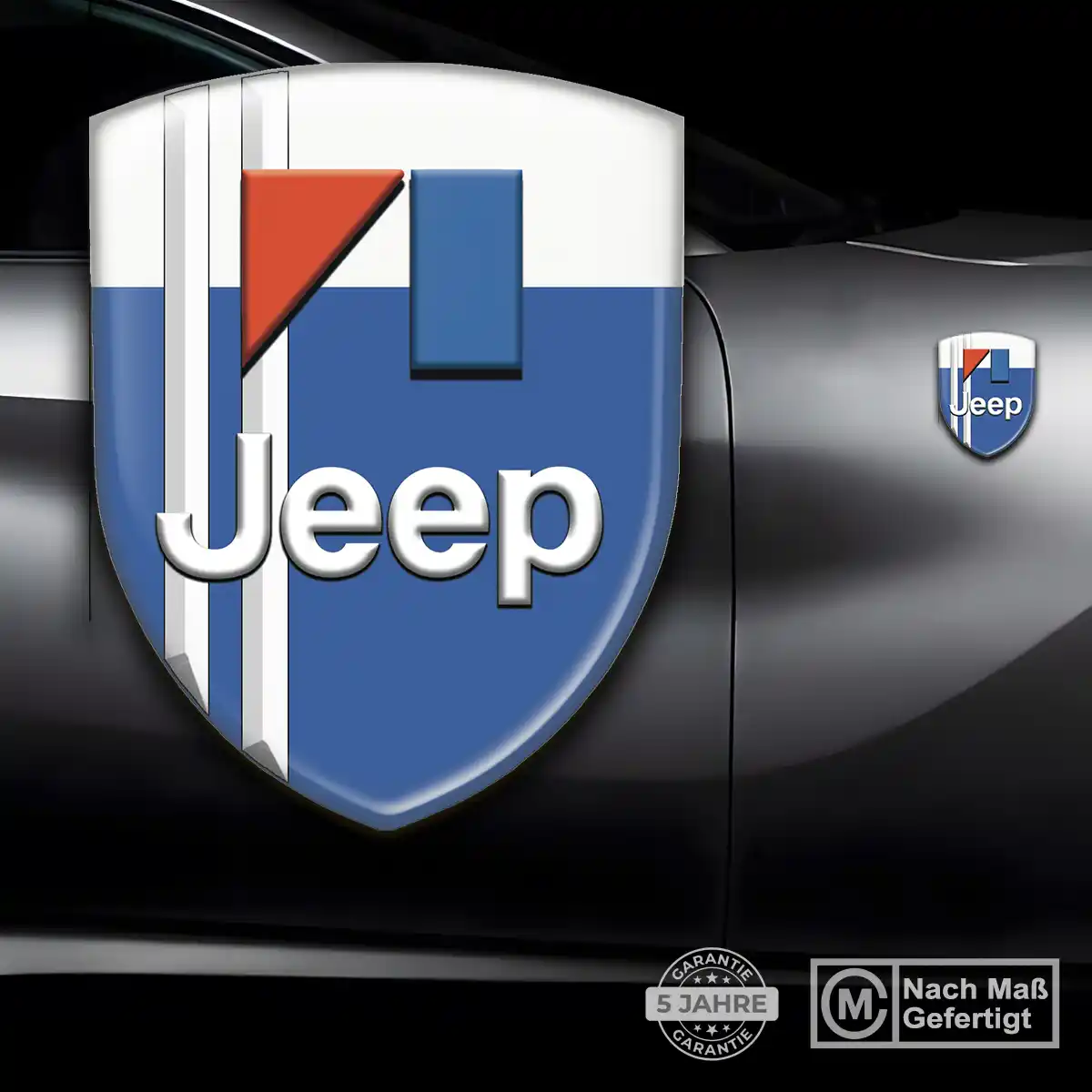 Jeep Aufkleber 3D Gel Silikon Auto Edles Design