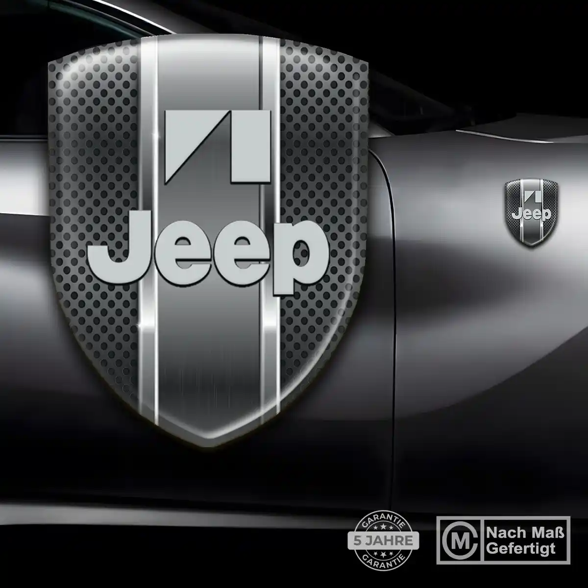 Jeep Aufkleber 3D Gel Silikon Auto Elegantes Design