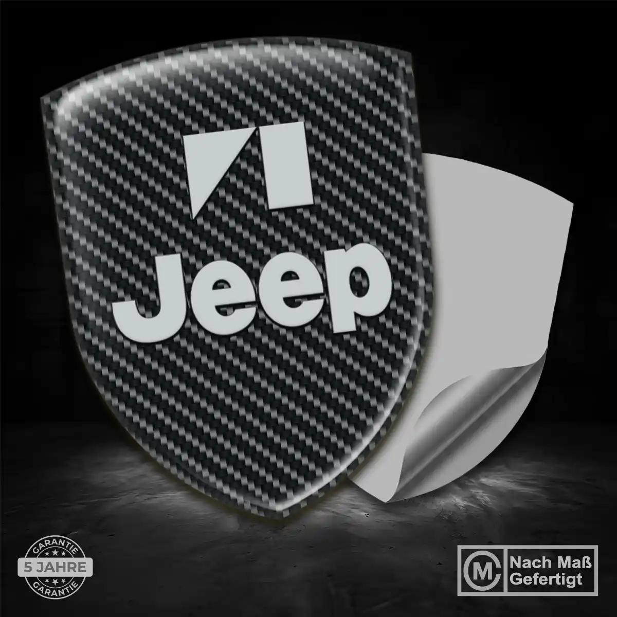 Jeep Aufkleber 3D Gel Silikon Auto Exterieurdesign