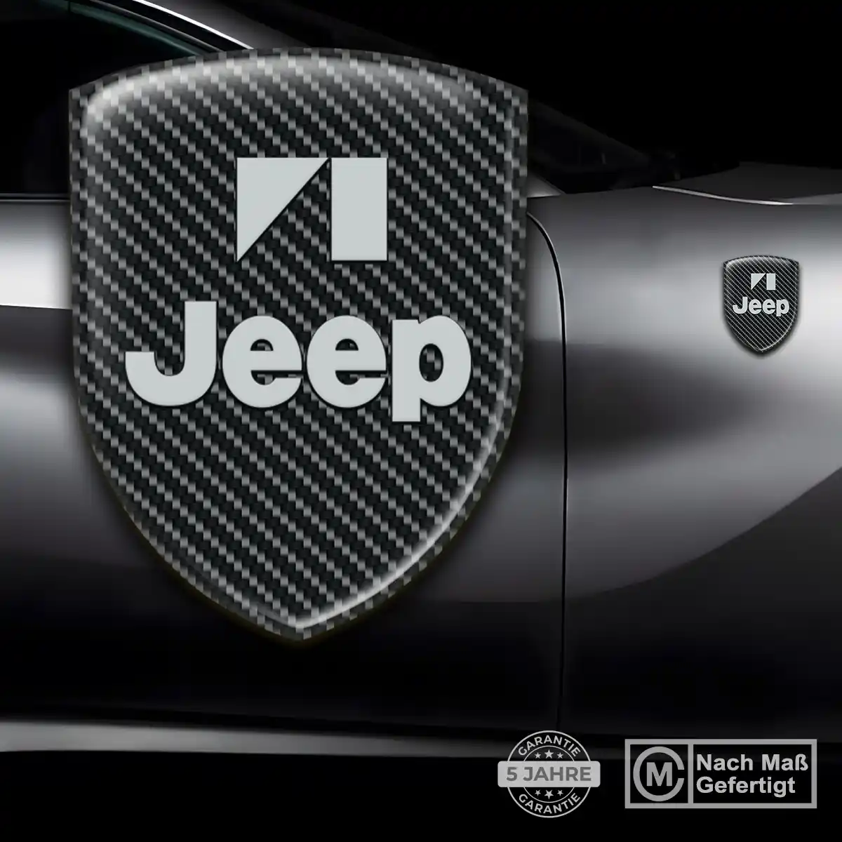 Jeep Aufkleber 3D Gel Silikon Auto Exterieurdesign