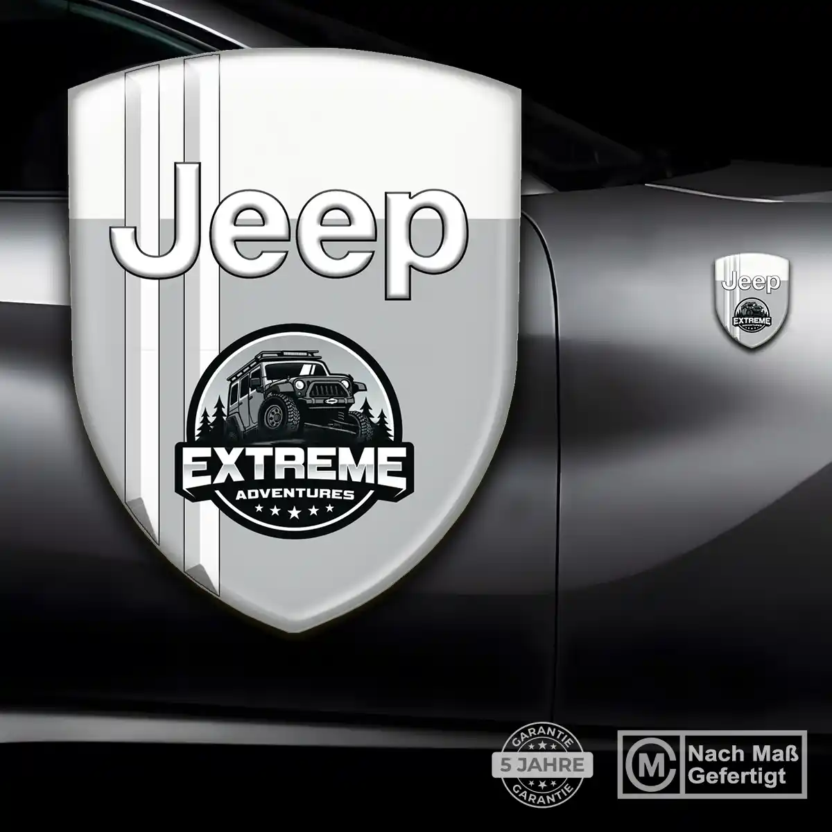 Jeep Aufkleber 3D Gel Silikon Auto Hochwertiges Harz