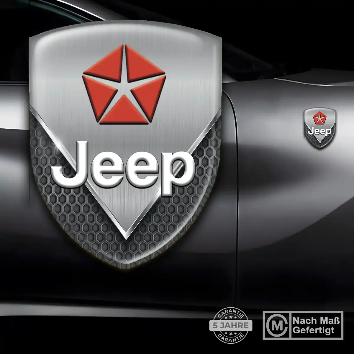 Jeep Aufkleber 3D Gel Silikon Auto Hohe Qualität