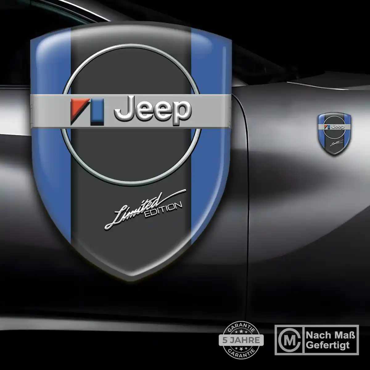 Jeep Aufkleber 3D Gel Silikon Auto Limitierte Auflage