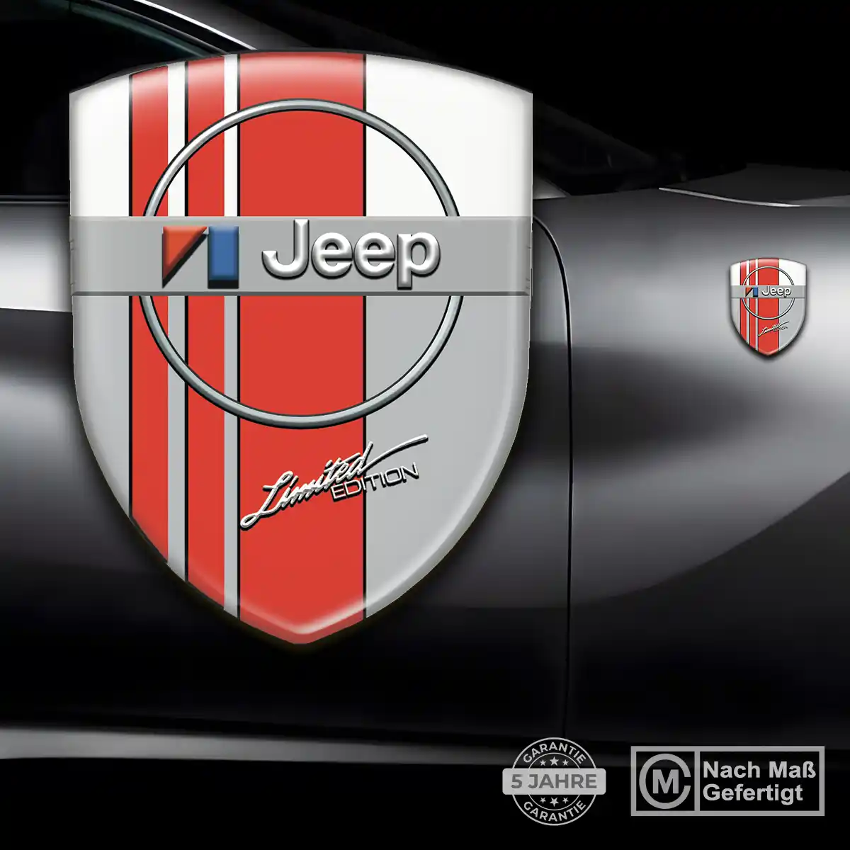 Jeep Aufkleber 3D Gel Silikon Auto Modernes Design
