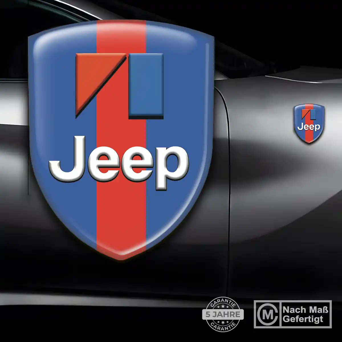 Jeep Aufkleber 3D Gel Silikon Auto Premium-Edition