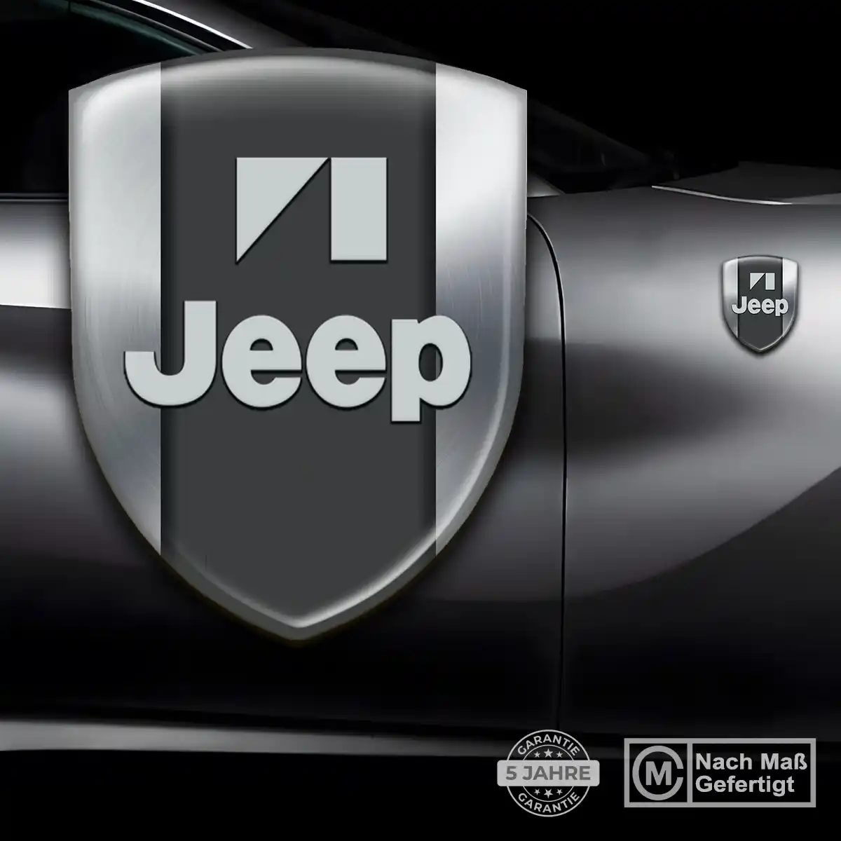 Jeep Aufkleber 3D Gel Silikon Elegantes Design