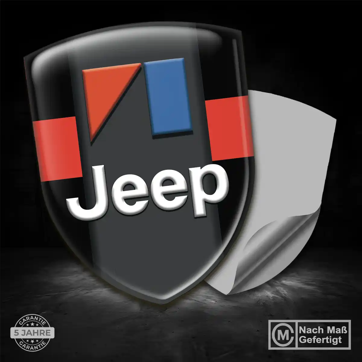 Jeep Aufkleber 3D Gel Silikon Erstklassige Qualität