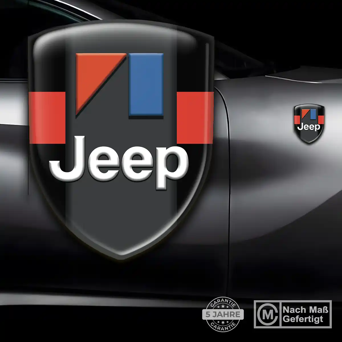 Jeep Aufkleber 3D Gel Silikon Erstklassige Qualität