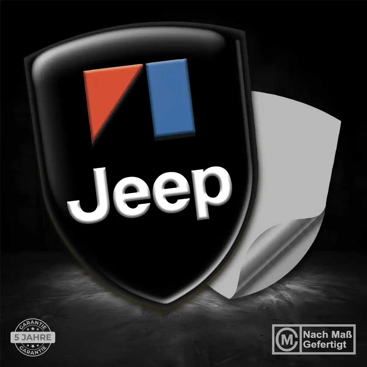 Jeep Aufkleber 3D Gel Silikon Exterieurdesign