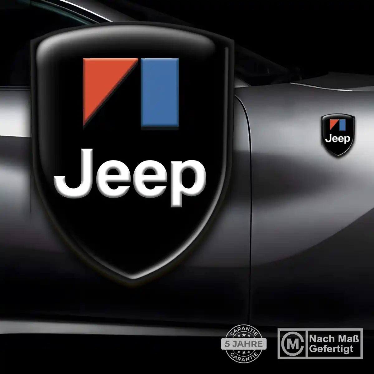 Jeep Aufkleber 3D Gel Silikon Exterieurdesign