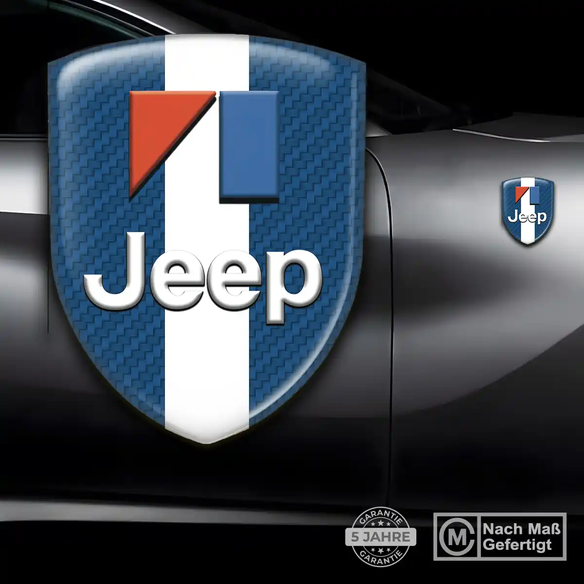 Jeep Aufkleber 3D Gel Silikon Hochwertiges Harz