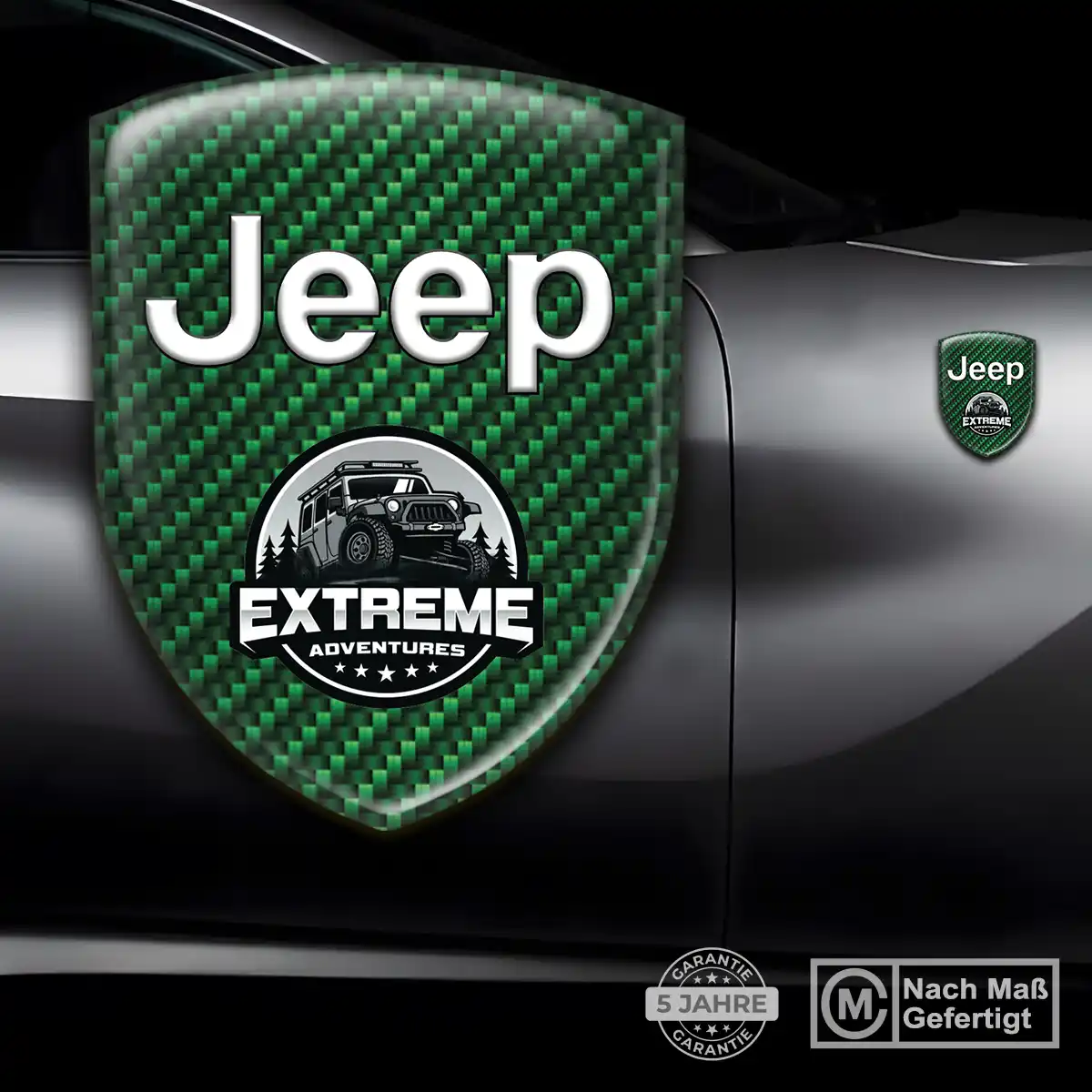 Jeep Aufkleber 3D Gel Silikon Hohe Qualität