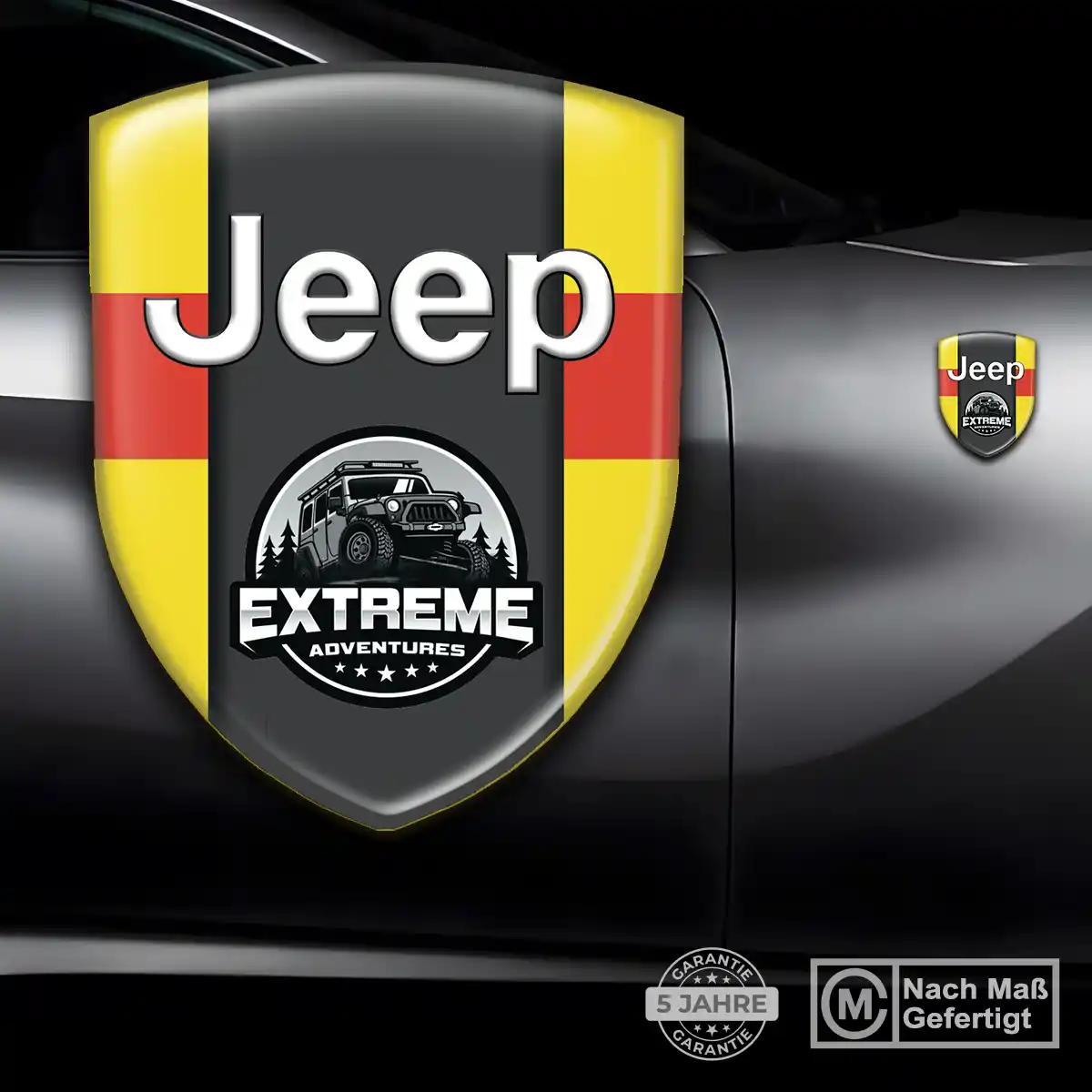 Jeep Aufkleber 3D Gel Silikon Luxus-Edition
