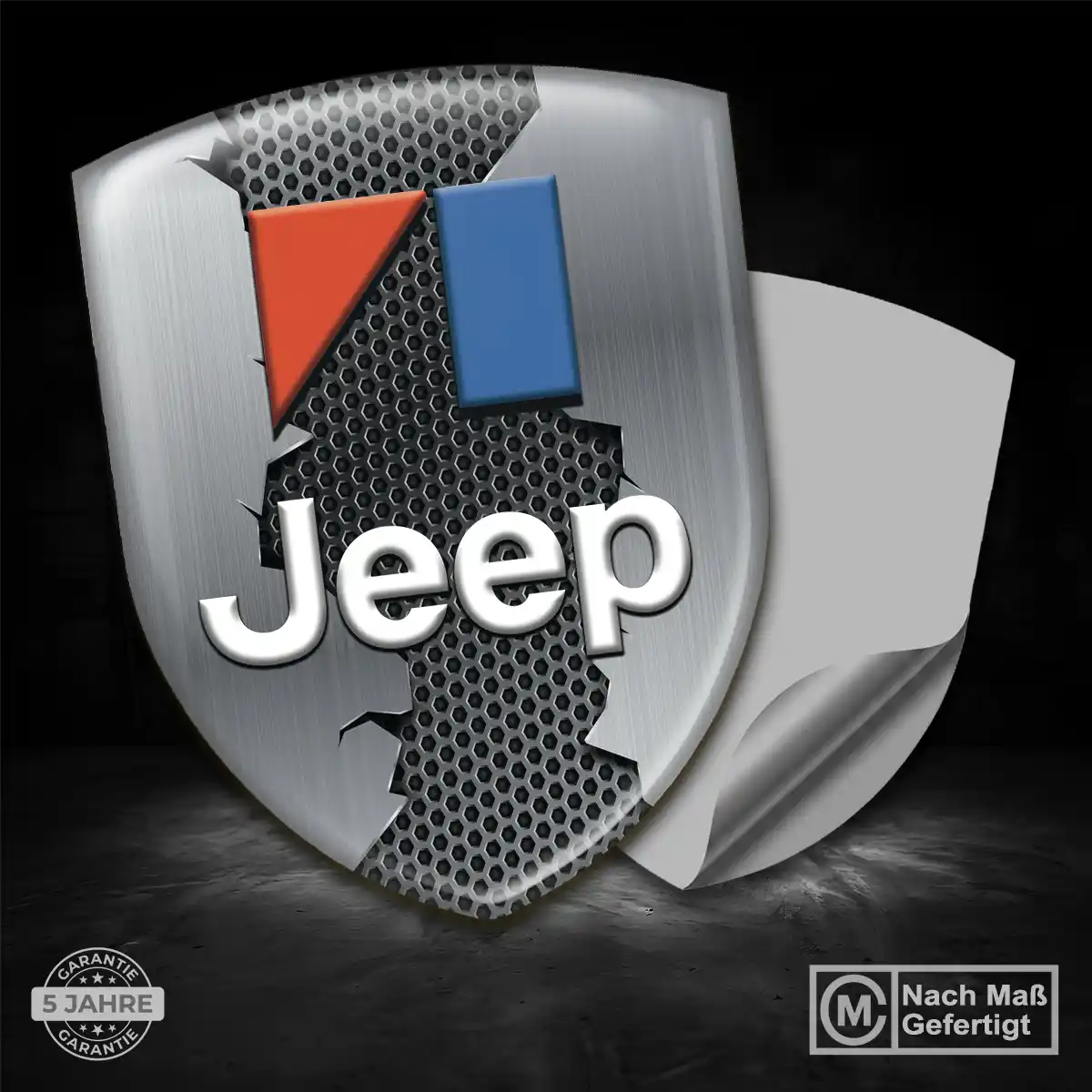 Jeep Aufkleber 3D Gel Silikon Modernes Design