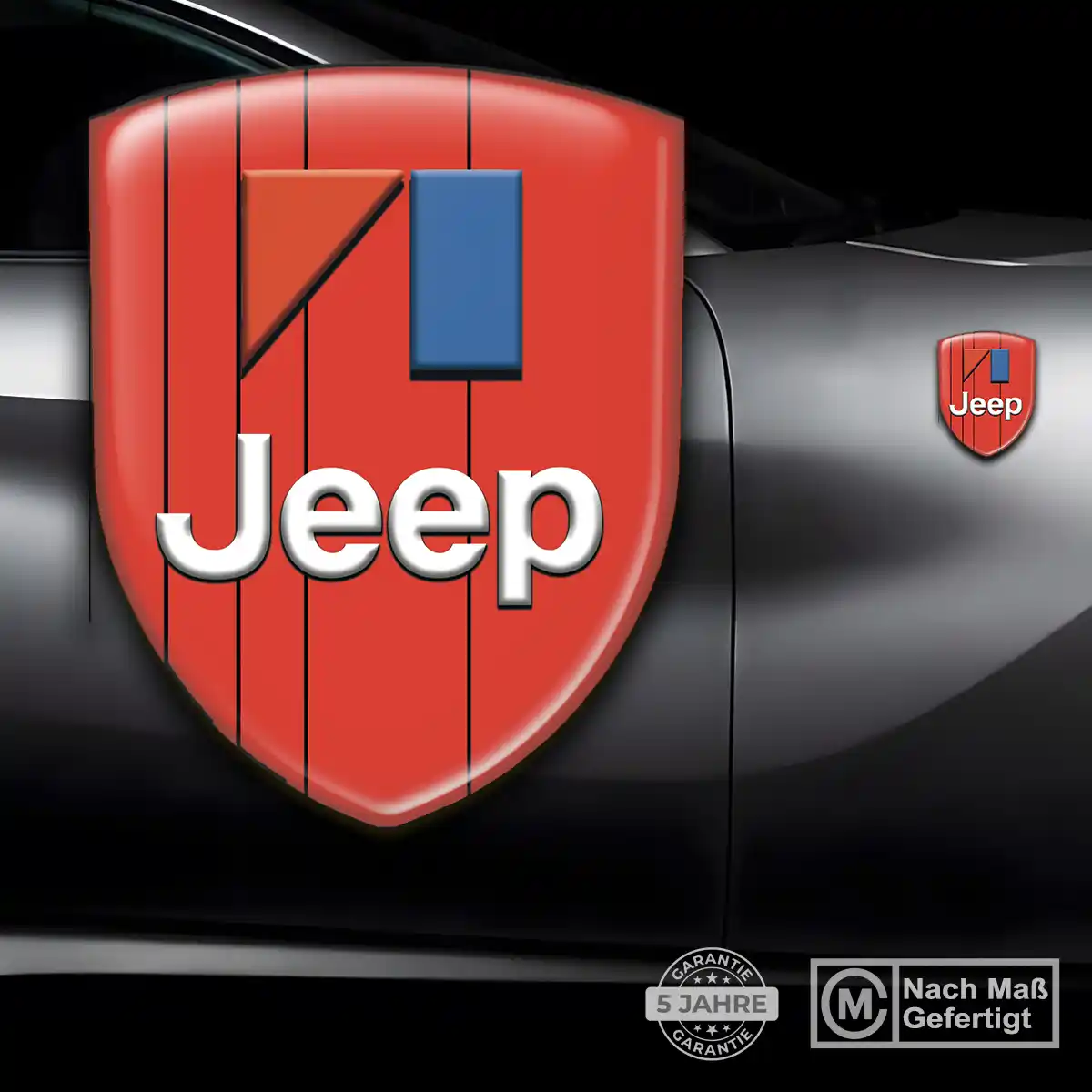 Jeep Aufkleber 3D Gel Silikon Premium-Edition