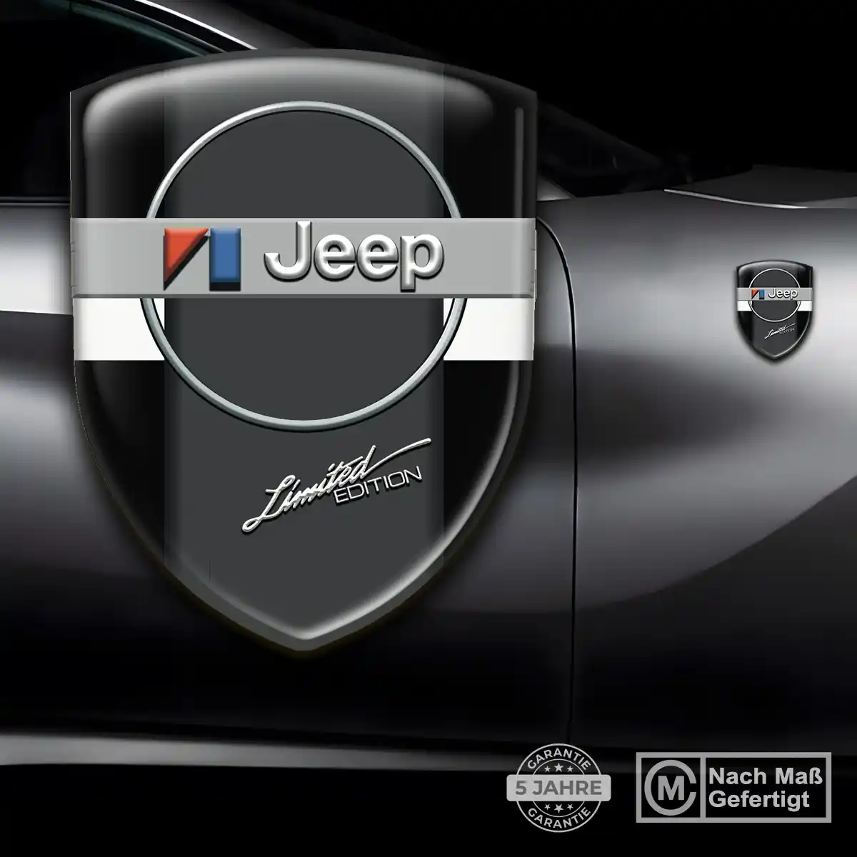 Jeep Aufkleber 3D Gel Silikon Premiumqualität
