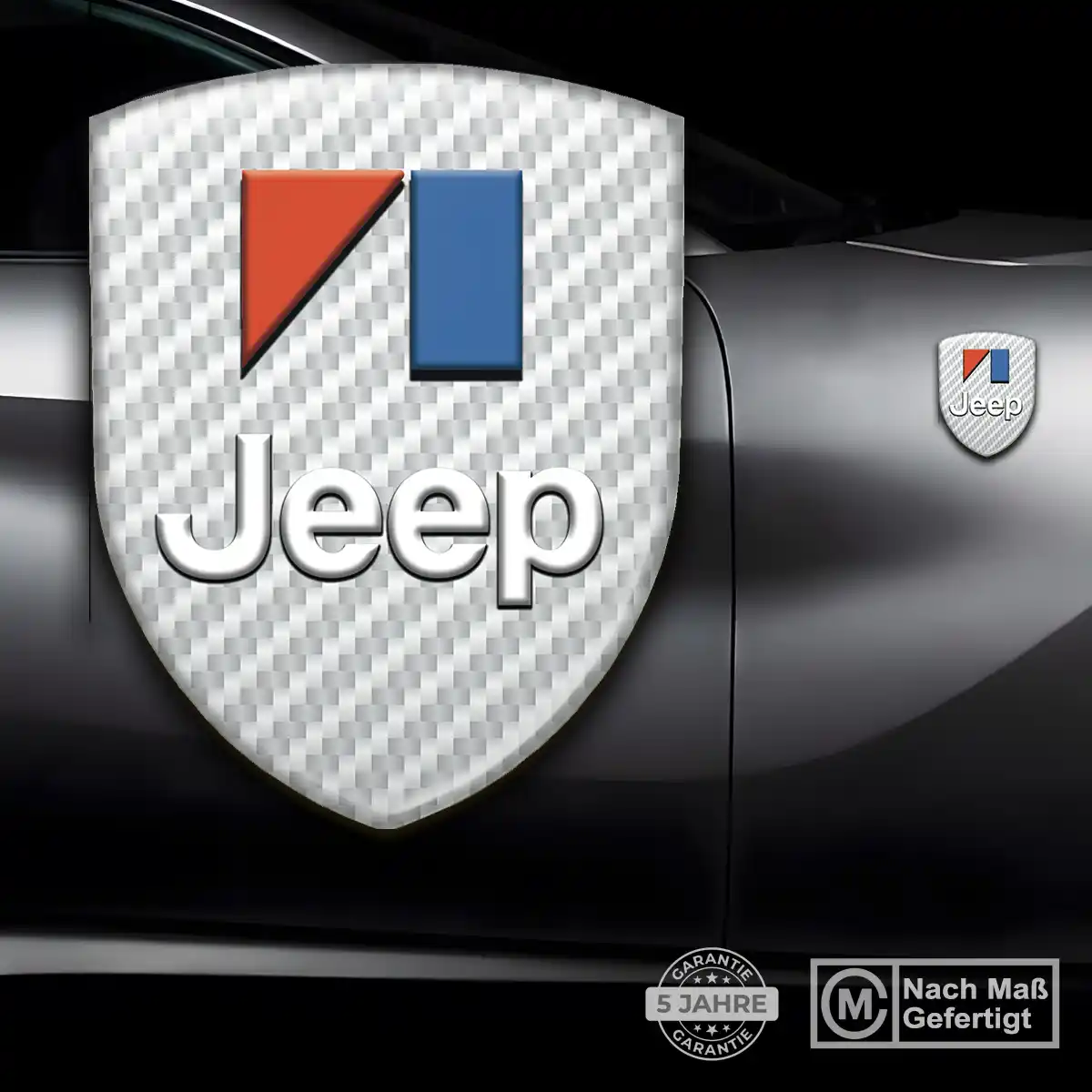 Jeep Aufkleber 3D Gel Silikon Stilvolles Design