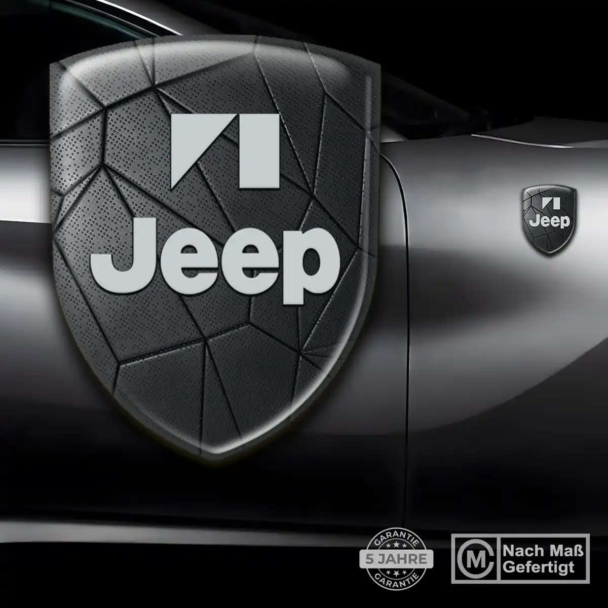 Jeep Aufkleber 3D Gel Silikon Tuningfahrzeug