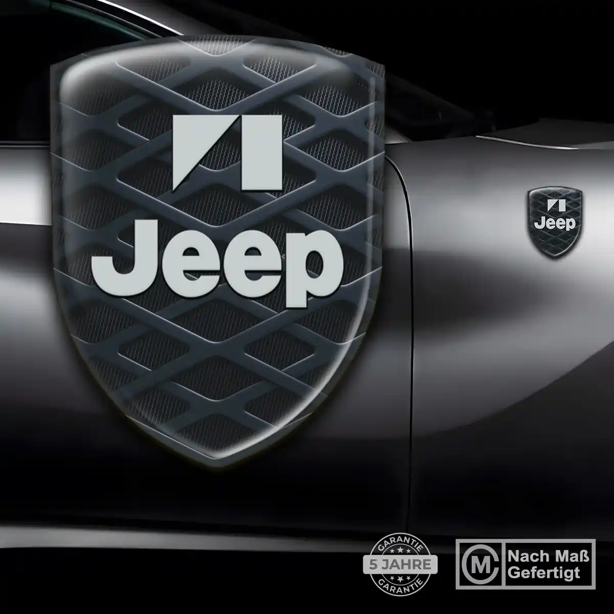 Jeep Aufkleber 3D Gel Wappen Ausdrucksstarkes Design