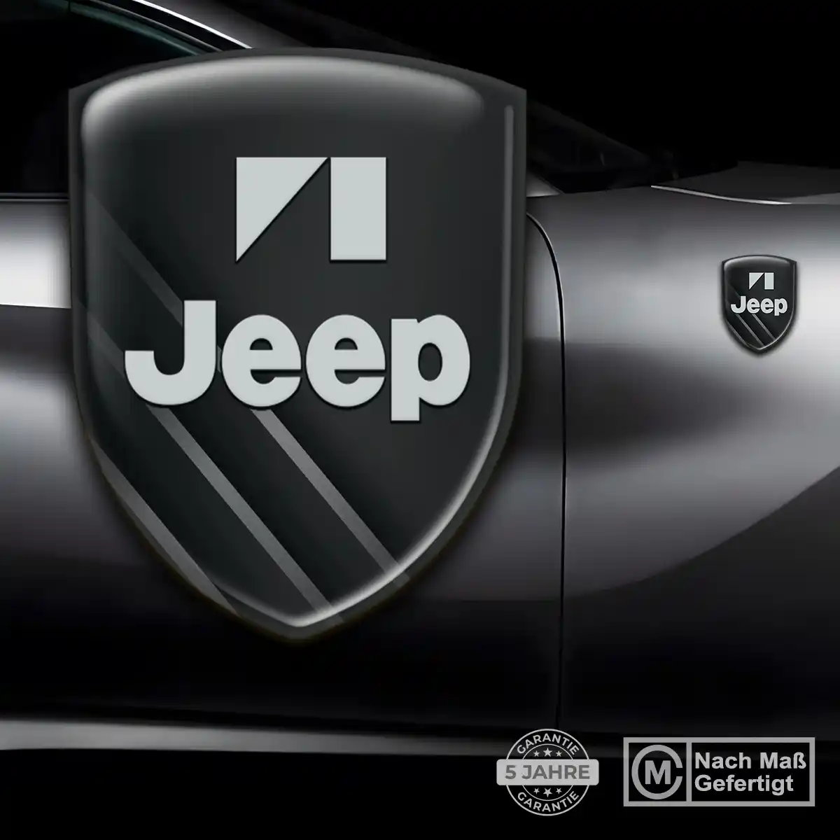 Jeep Aufkleber 3D Gel Wappen Auto Edles Design