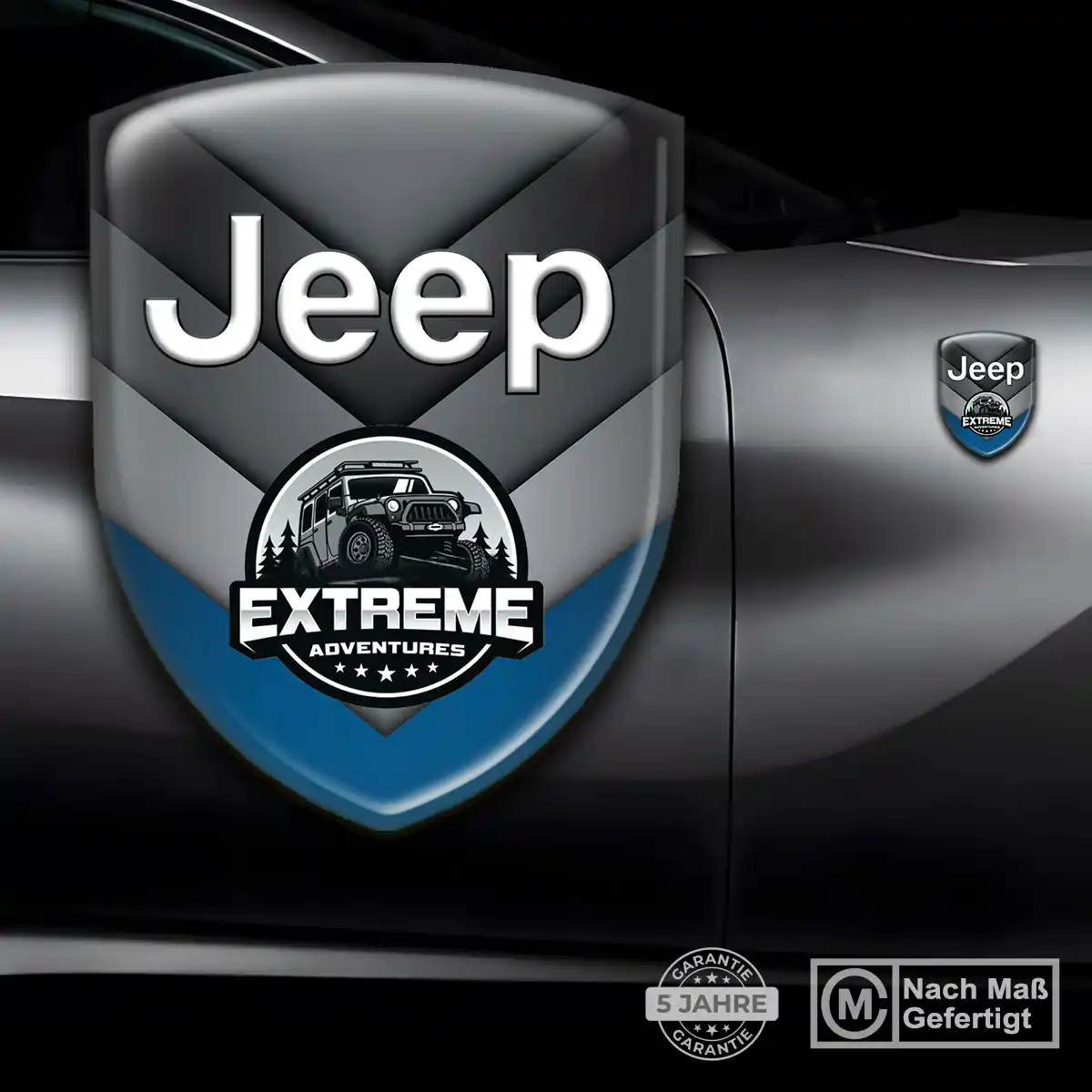 Jeep Aufkleber 3D Gel Wappen Auto Exterieurdesign