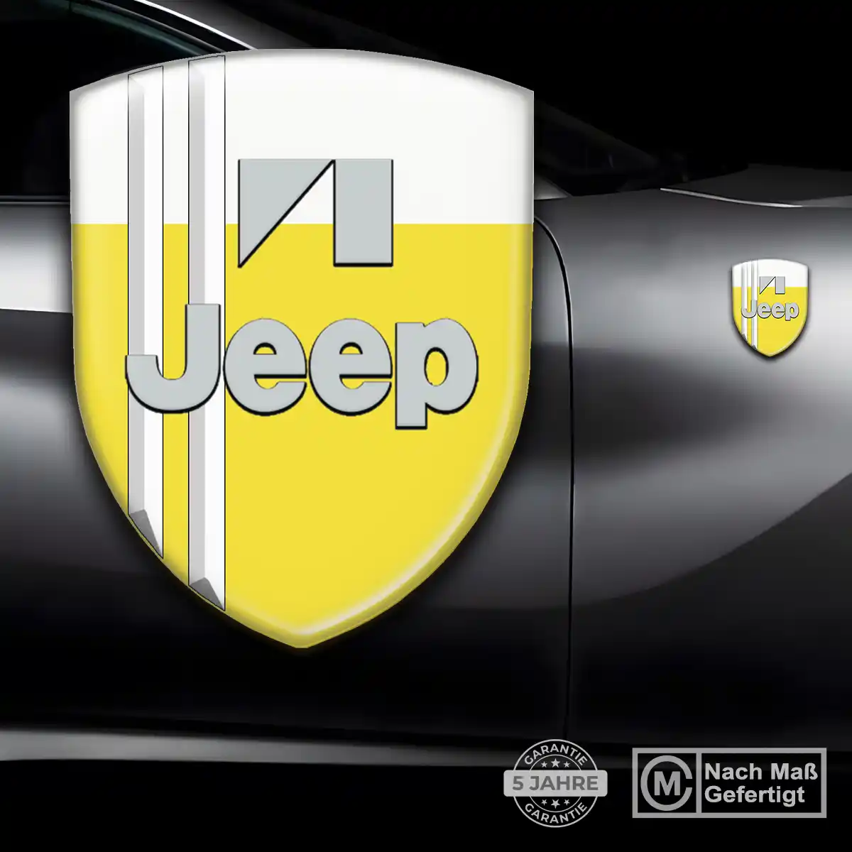 Jeep Aufkleber 3D Gel Wappen Auto Hochwertiges Harz