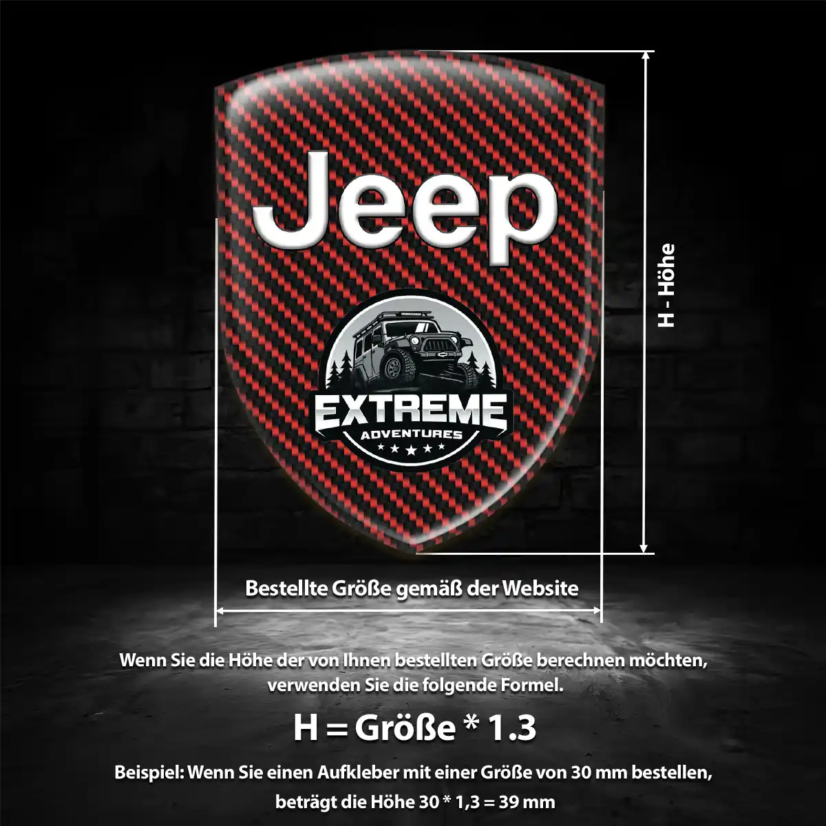 Jeep Aufkleber 3D Gel Wappen Auto Hohe Qualität