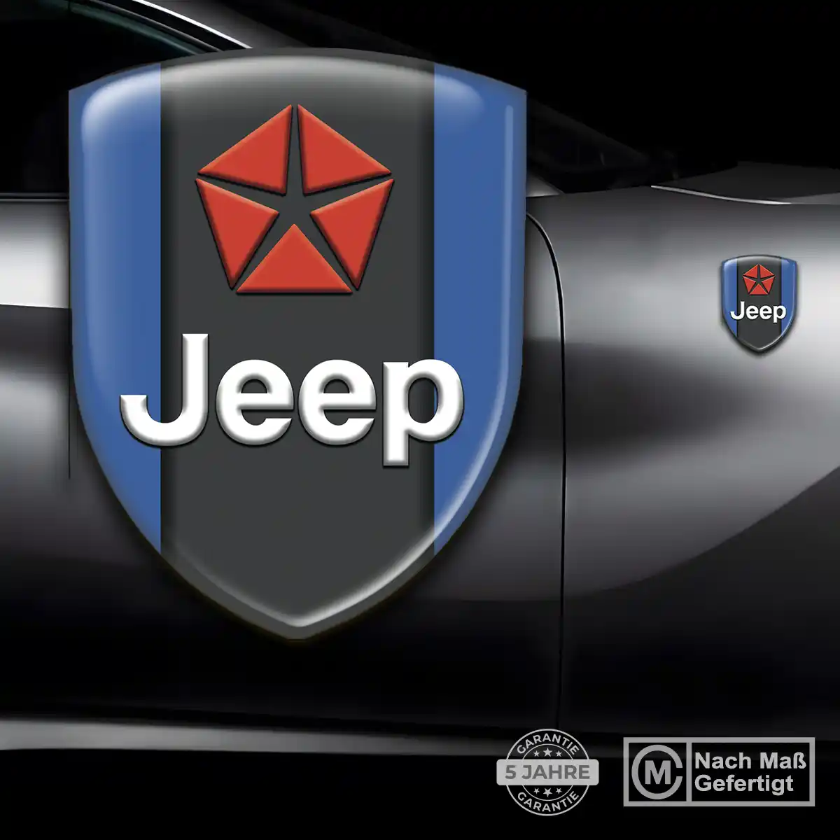 Jeep Aufkleber 3D Gel Wappen Auto Modernes Design