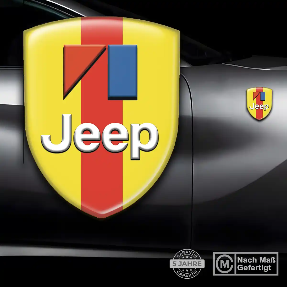 Jeep Aufkleber 3D Gel Wappen Auto Tuningfahrzeug