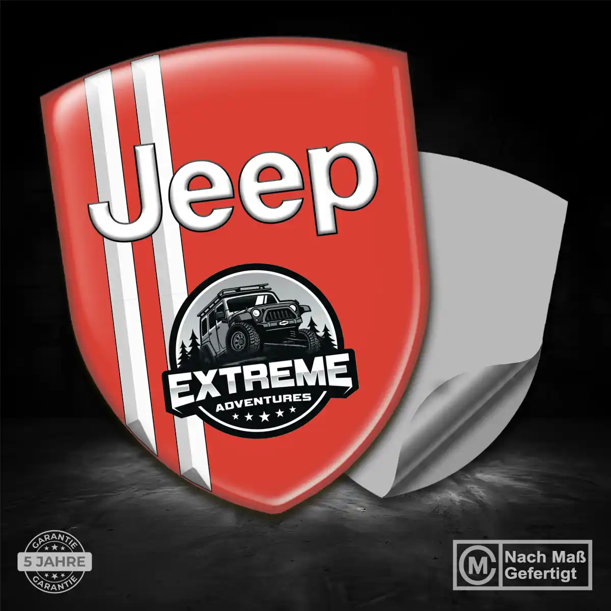 Jeep Aufkleber 3D Gel Wappen Erstklassige Qualität
